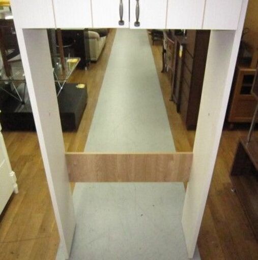 R467 洗濯機ラック おしゃれ 天井 つっぱり 伸縮 ランドリー ラック 幅78.5cm 美品 