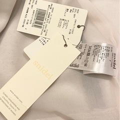 未使用値札付 snidel ガウンコート ハーフコート スナイデル グレーの画像
