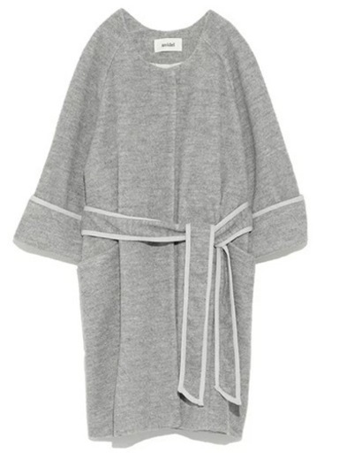 未使用値札付 snidel ガウンコート ハーフコート スナイデル グレー