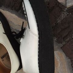 交渉可！made in イングランド　厚底ラバーソウル　ロカビリーシューズ　ジョージコックス　の画像