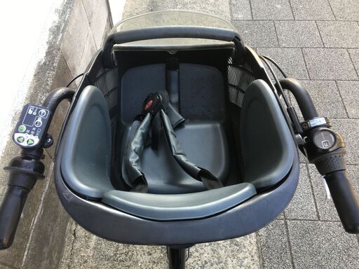 地域限定送料無料　バッテリー新品　ヤマハ　キッスミニ　新基準　子供乗せ　黒　ギュットミニ　ビッケ　神戸市　電動自転車　