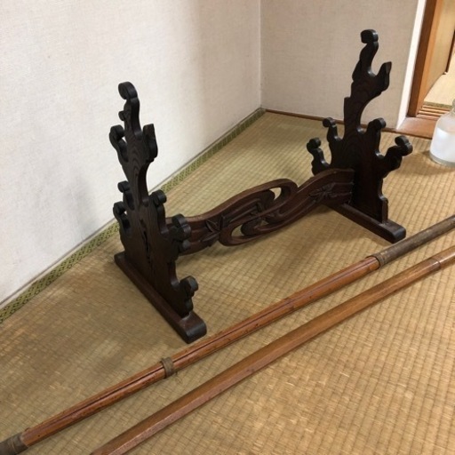 刀掛け　刀　木刀　竹刀　骨董品【値下げしました】