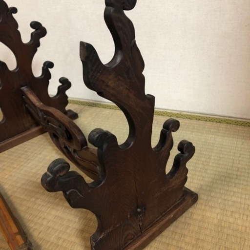 刀掛け　刀　木刀　竹刀　骨董品【値下げしました】