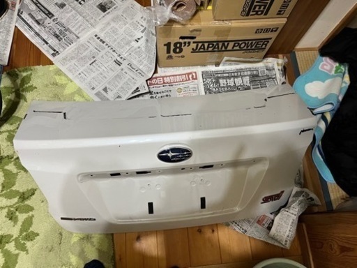 WRXSTI S4 トランク