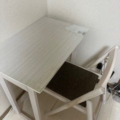【取引確定】折りたたみパソコンデスク＆チェア