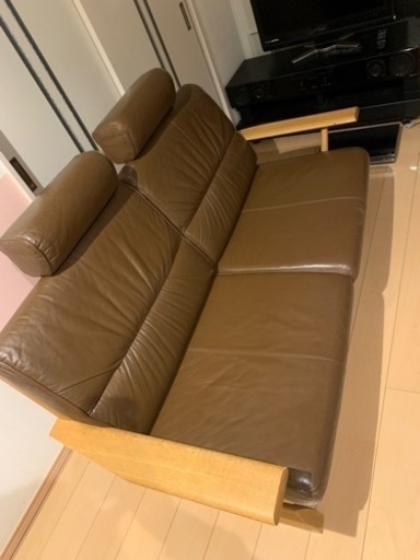 飛騨産業　キツツキシール　2人掛けソファー