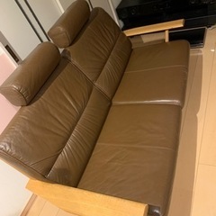 飛騨産業　キツツキシール　2人掛けソファー