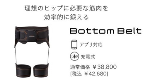 SIXPAD Bottom Belt シックスパッド　ボトムベルト
