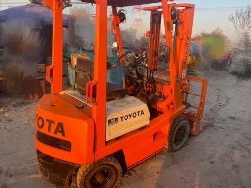 ★トヨタフォークリフト（4FGL14）1.1t★ガソリンTOYOTA   個人出品