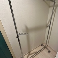 今日まで！[ドウシシャ]ハンガーラック 耐荷重85kg 便利なフ...