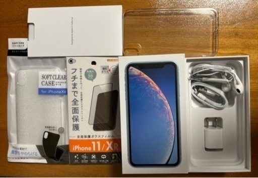 iPhoneXR 256GB Blue SIMフリー 付属セット有