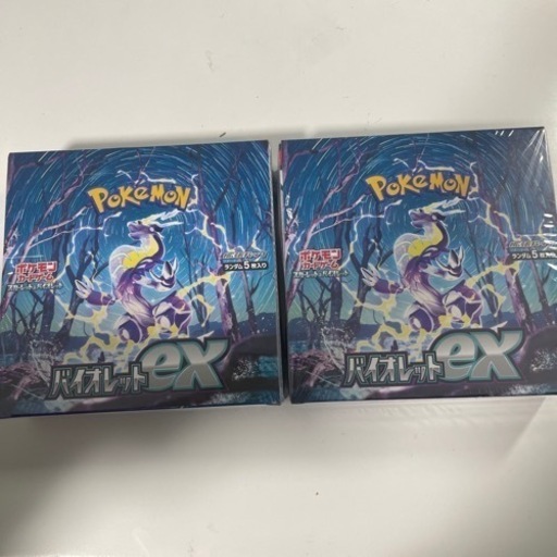 ポケモンカード　バイオレットEX 2box