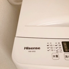 ハイセンス 洗濯機の画像