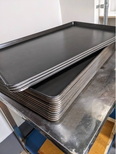 業務用フッ素加工オーブン鉄板