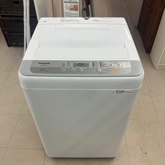 ☆519　Panasonic　全自動洗濯機5kg　白　【リサイクルマート鹿児島宇宿店】