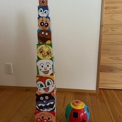 アンパンマン積み重ねキューブ　まるまるパズル