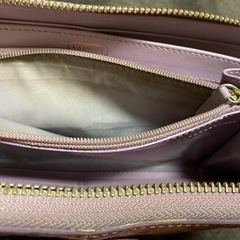 コーチ 長財布 ピンク COACH レディース ラウンドファスナーの画像