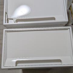 購入者決まりました。白色収納ケースの画像