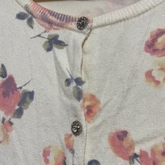 CECIL McBEE 花柄 フェミニン カーディガンの画像