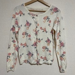CECIL McBEE 花柄 フェミニン カーディガン
