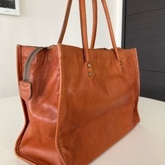 【最終値下げ】皇室御用達somesソメスサドル　レザートートバッグ　ブラウン？