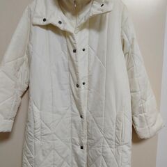 雪にも強い　中綿キルトのコート