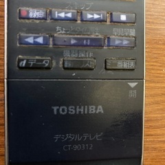 テレビのリモコンの画像