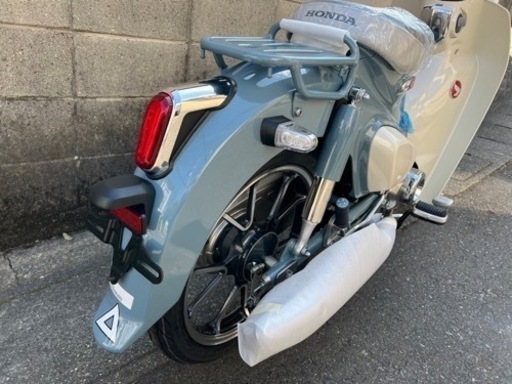 【スーパーカブC125】ホンダ車　新車　グレー　1台限定、販売中❗️若林自転車　浜大津店　SALE❗️