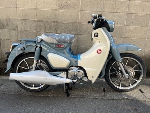 【スーパーカブC125】ホンダ車　新車　グレー　1台限定、販売中❗️若林自転車　浜大津店　SALE❗️