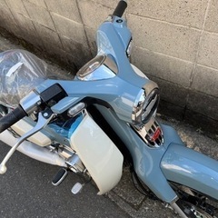 【スーパーカブC125】ホンダ車　新車　グレー　1台限定、販売中❗️若林自転車　浜大津店　SALE❗️の画像