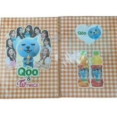 Qoo ✖️ twice ★ クリアファイル 4枚set 新品未開封の画像