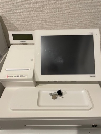 極美品　CASIO V-R200 POSレジ　レジスター　レシート