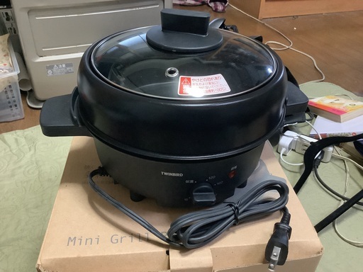 ツインバードのミニグリルなべです。