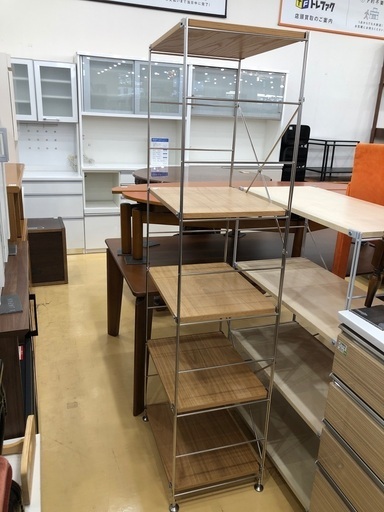 ユニットシェルフ　無印良品　ナチュラル　オーク材