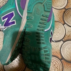 ニューバランスnew balance スニーカー25cm エメラルドグリーンの画像