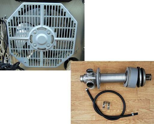 FF式ストーブ 2014年製 コロナ FF-VG4214S 温風式 シルバー系 CORONA 暖房