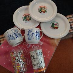 お皿、コップセット