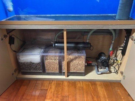 大型オーバーフローアクリル水槽♪   W1500×L600×H800