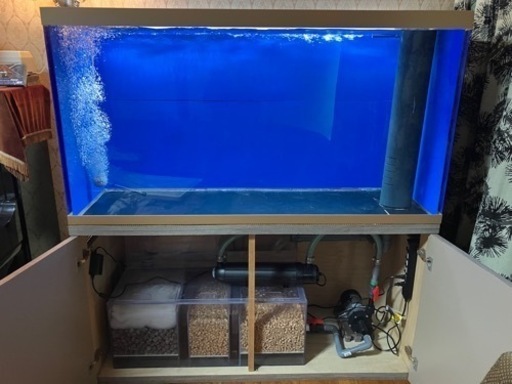 大型オーバーフローアクリル水槽♪   W1500×L600×H800