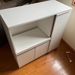 食器棚 レンジ台の画像