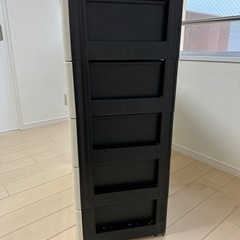 アイリスオーヤマ PG-725 5段 ウッドトップチェストの画像