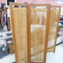 木製パーテーション 4連 高さ約165cm 衝立 和風 折りたたみ 苫小牧西店 の画像