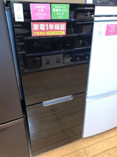 【1年保証付】新生活に！　2ﾄﾞｱ冷蔵庫　SHARP　2021年製【ﾄﾚﾌｧｸ桶川店】