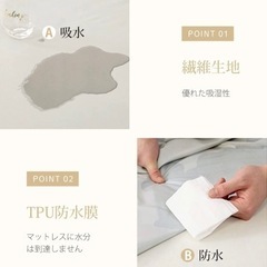 ボックスシーツカバー　シーツ　クイーンの画像