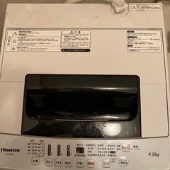 洗濯機2019年製の画像