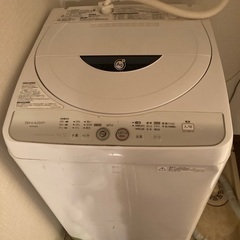 シャープ洗濯機、パナソニック冷蔵庫、電子レンジ