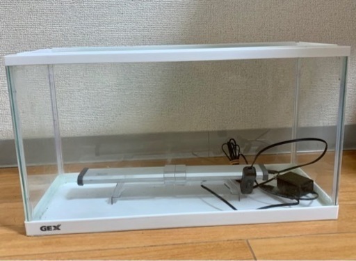 45センチ水槽、LEDライト、ヤマトヌマエビ、レイアウト石　セット（取りに来てくれる方のみ）