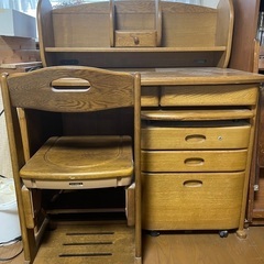 大塚家具　学習机椅子引き出し