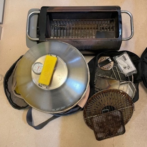 BioLite firepitとpizzadome base camp 廃盤品 焚き火台　グリル　セット