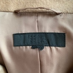 美品‼️ レディースユニクロ 秋冬 ウール カシミヤ チェスター コートの画像